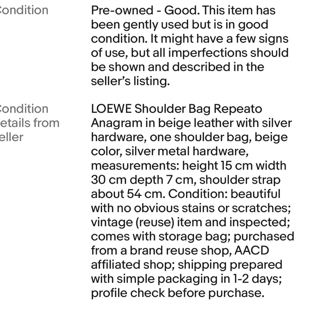 Loewe Beige Patterned Shoulder Bag - image 10